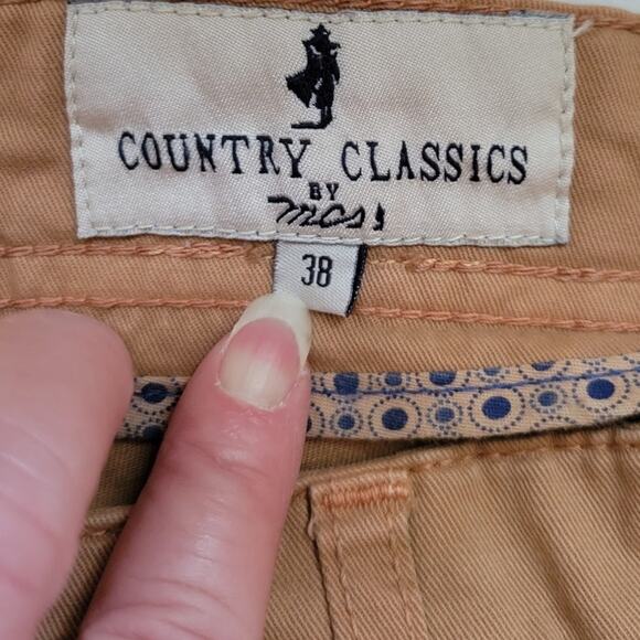 Country Classics by MCS Tan Straight Leg Jeans Western Work Wear Utility - 38‎ - Picture 3 of 6